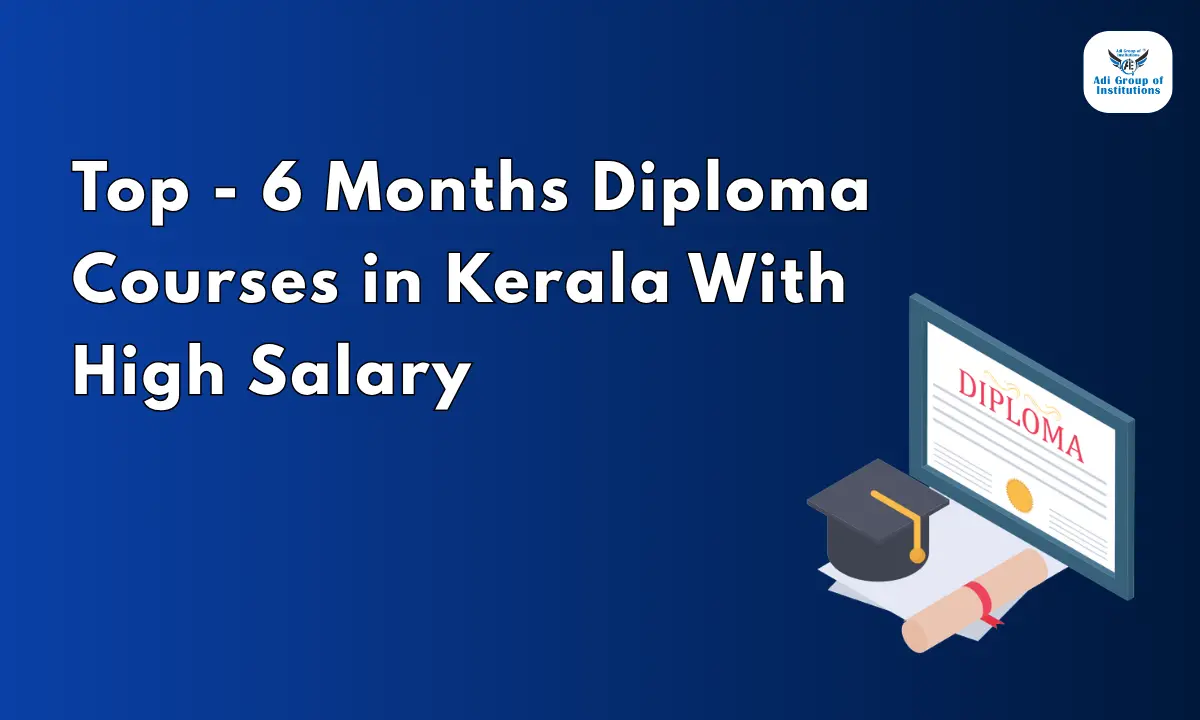 Top – 6 Months Diploma Courses in Kerala With High Salary